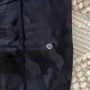 Lululemon Black Camo Leggings